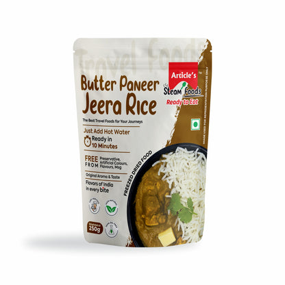 Butter Paneer and Jeera Rice