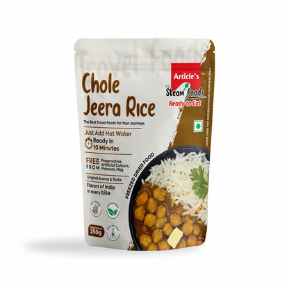 Chole and Jeera Rice