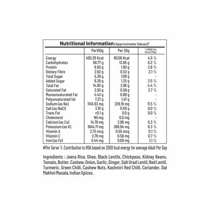 Dal Makhani Jeera Rice